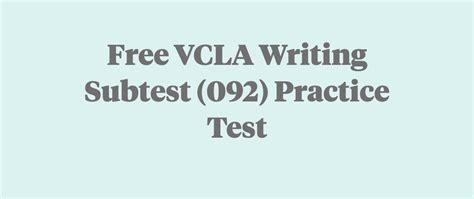 is the vcla test hard|free vcla writing practice test.